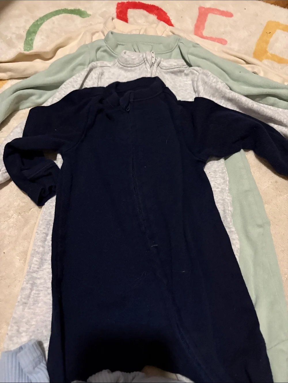 5 pack old navy 0-3  Zip Baby One-Piece